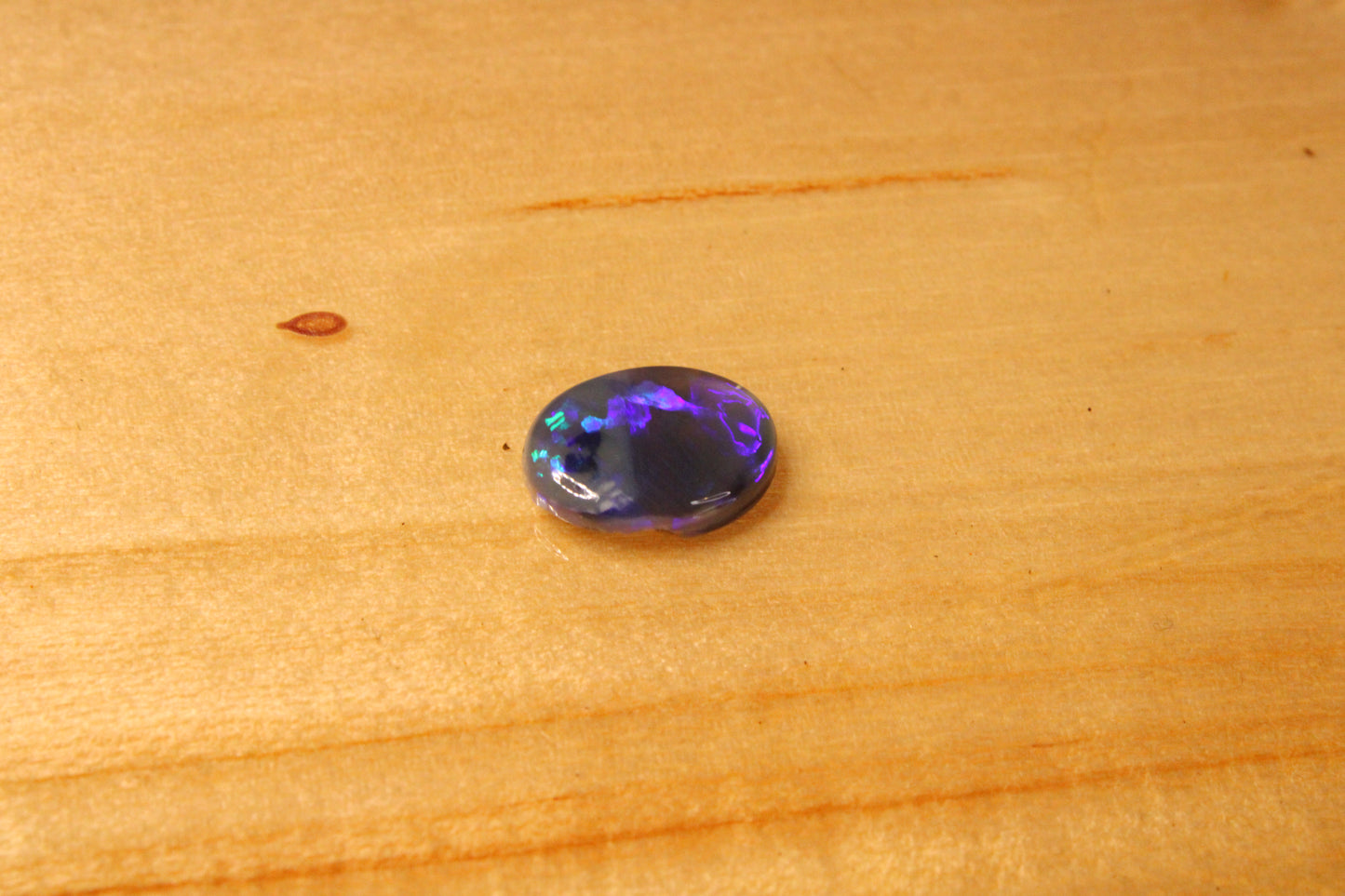 Lightning Ridge Black Opal Oval Cut