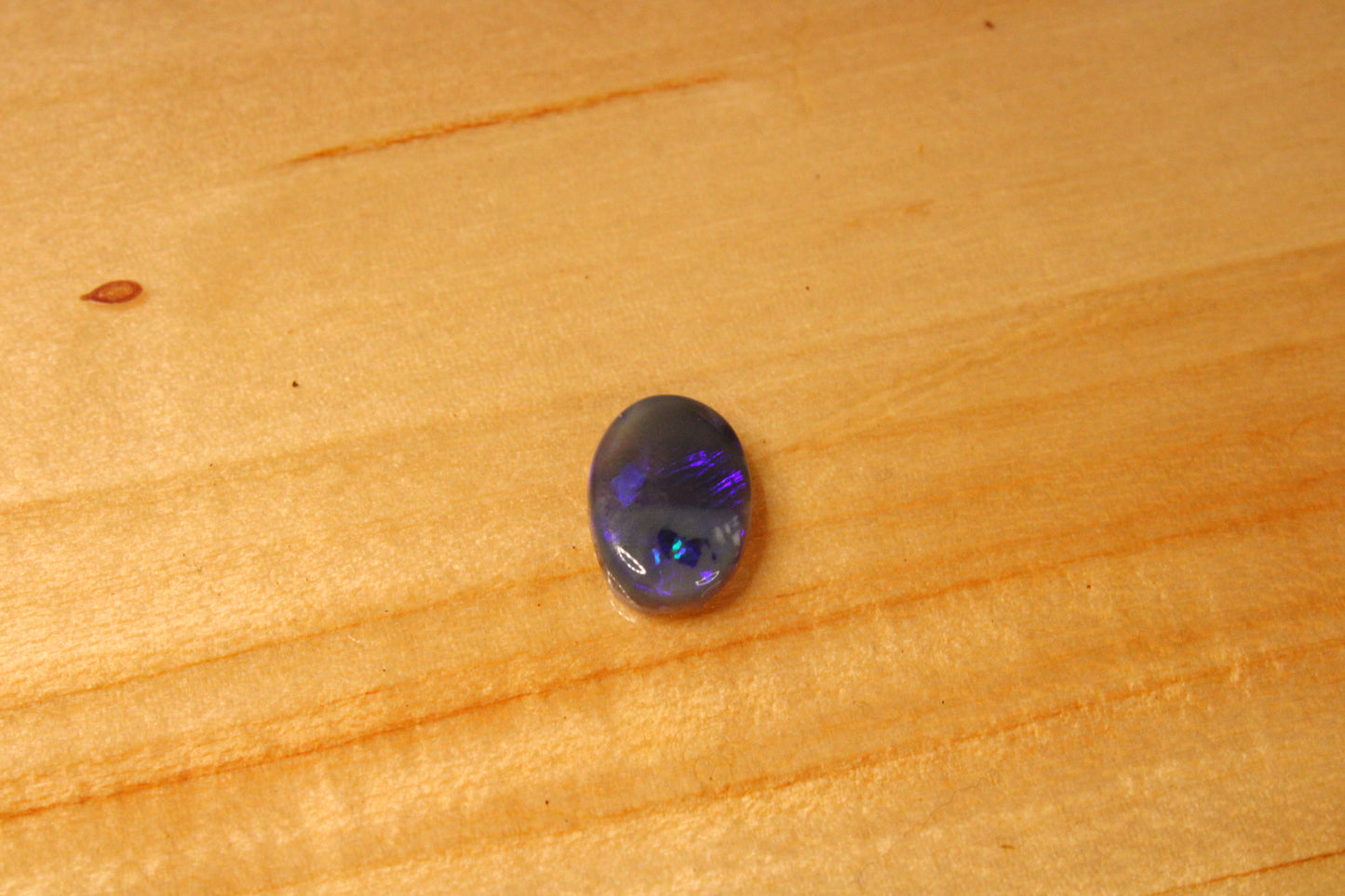 Lightning Ridge Black Opal Oval Cut