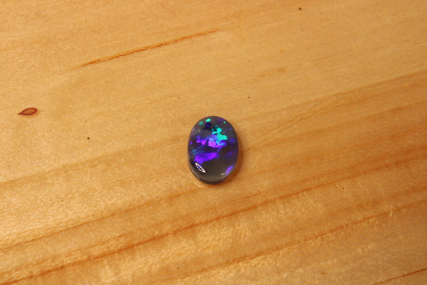 Lightning Ridge Black Opal Oval Cut