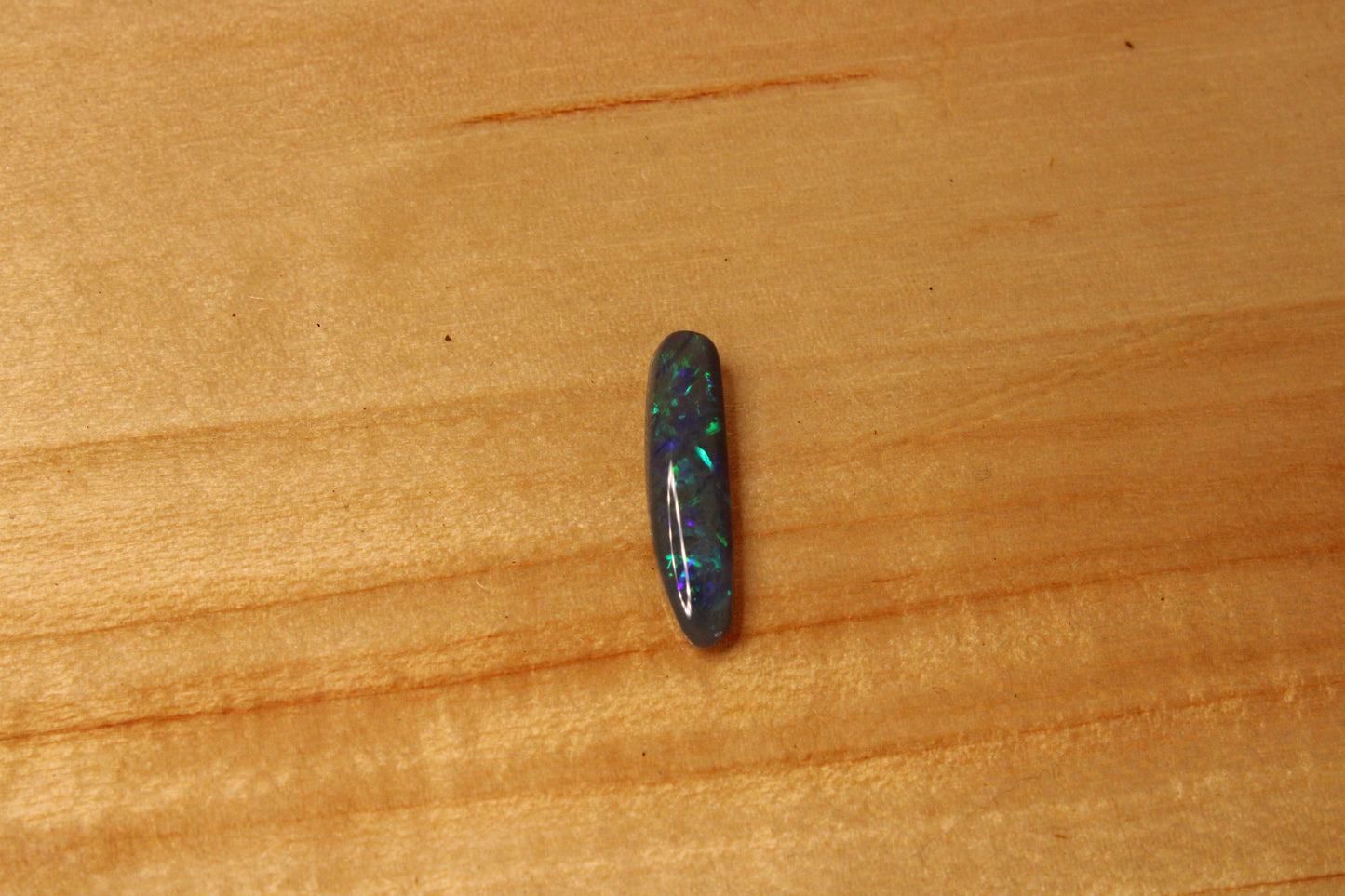 Lightning Ridge Dark Opal Freeform Pipe cut