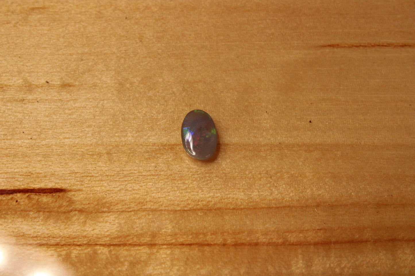 Lightning Ridge Dark Opal Oval Cut