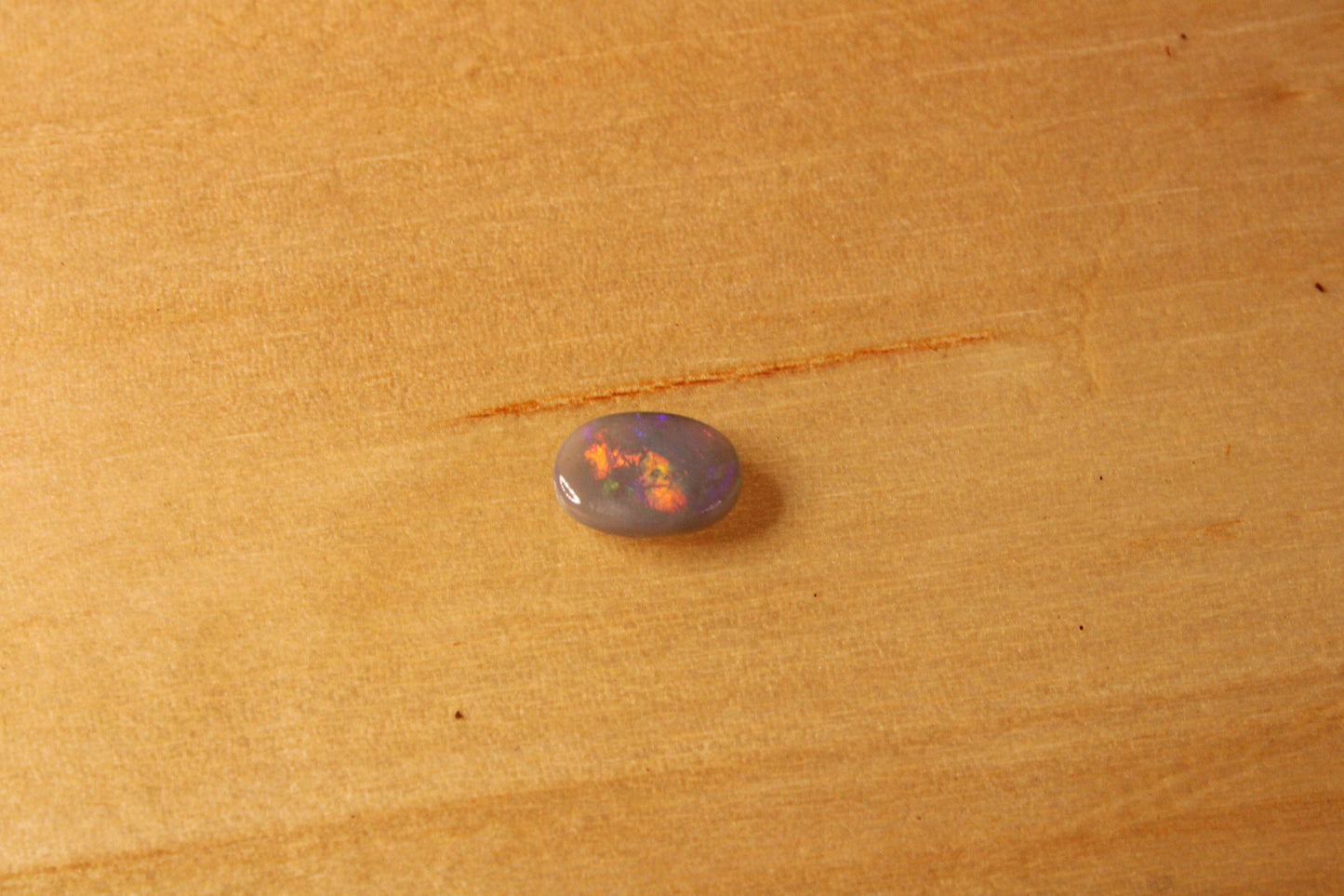 Lightning Ridge Dark Opal Oval Cut