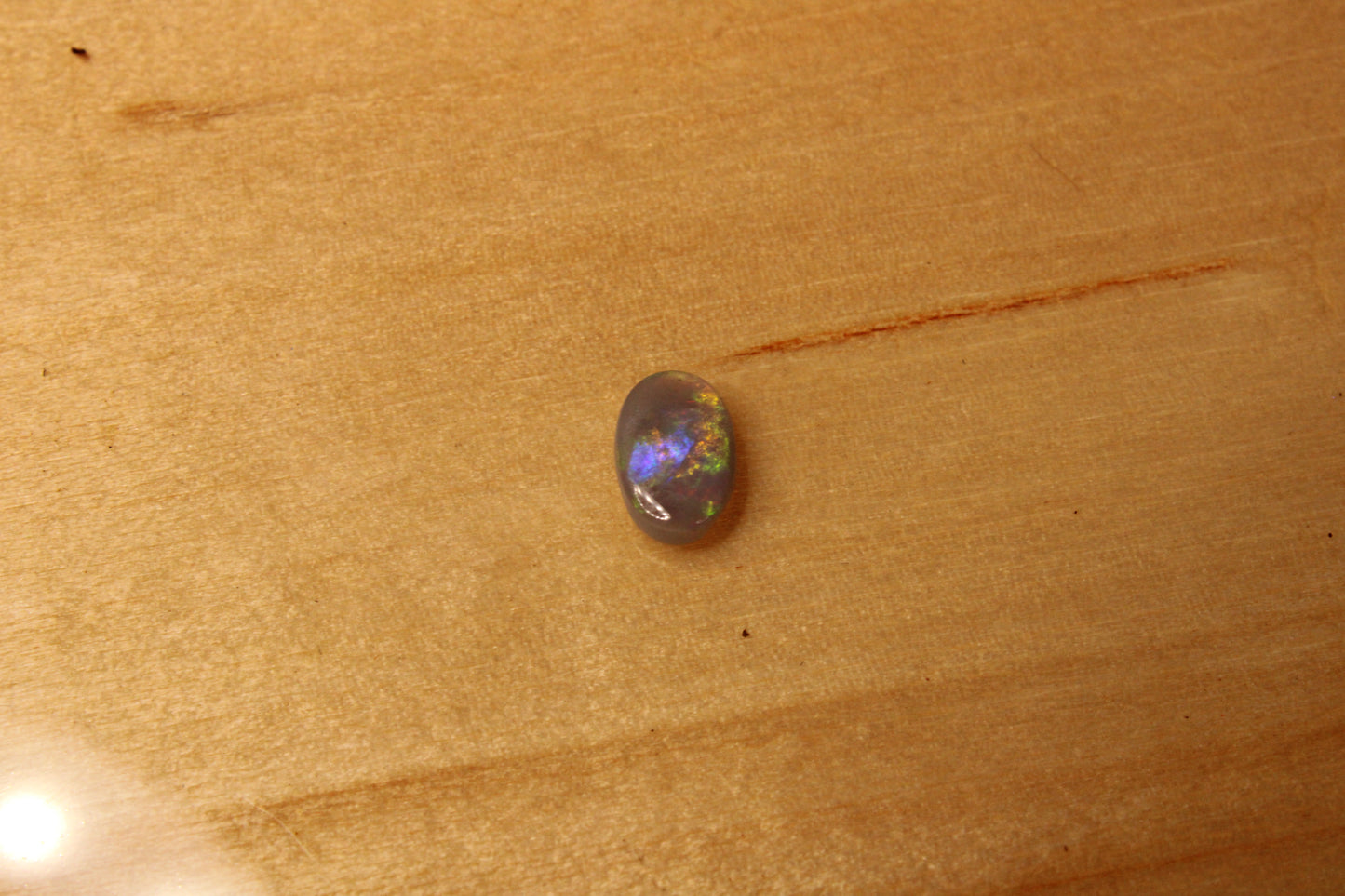 Lightning Ridge Dark Opal Oval Cut