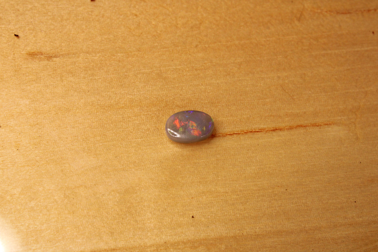 Lightning Ridge Dark Opal Oval Cut