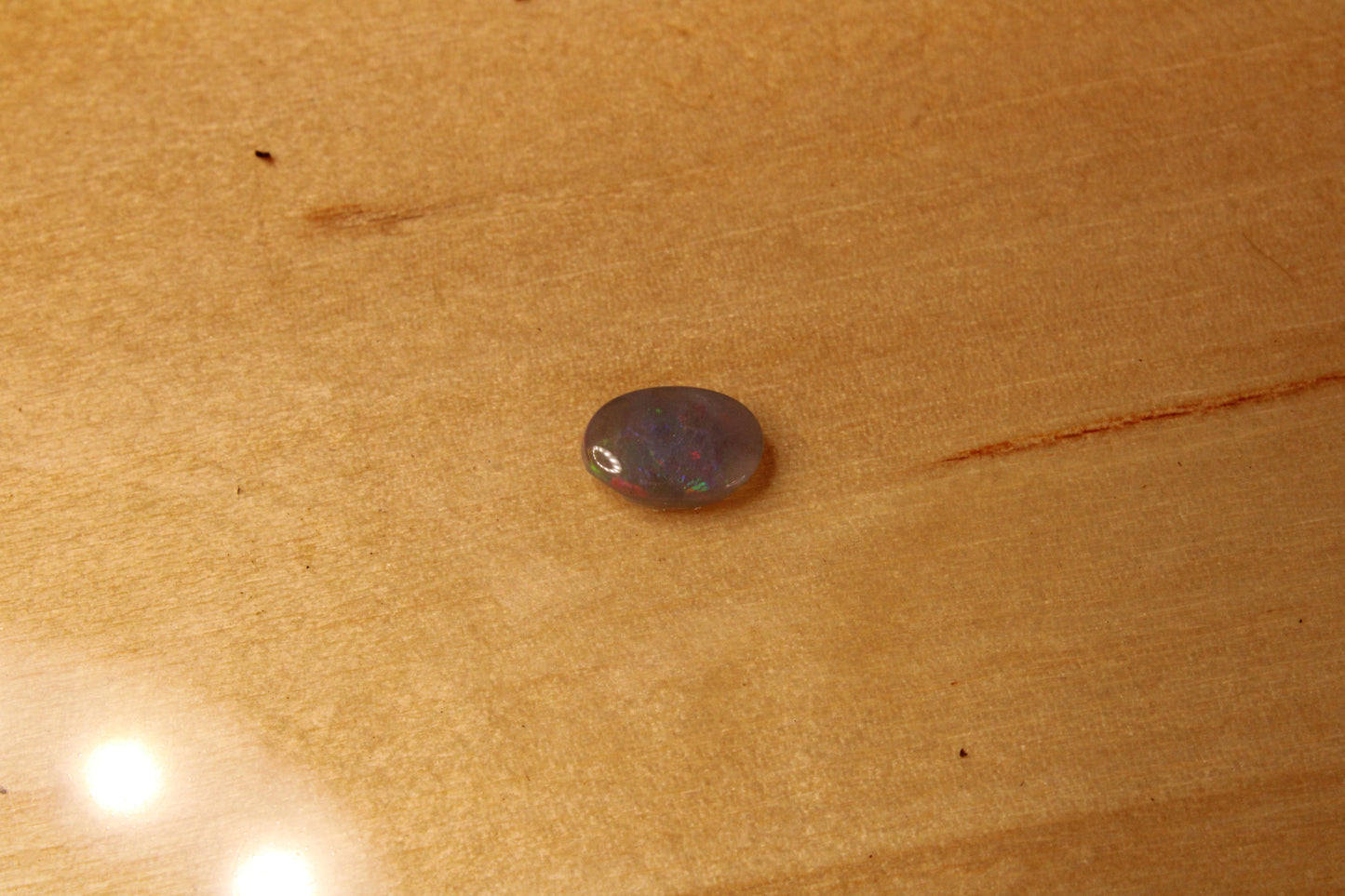 Lightning Ridge Dark Opal Oval Cut