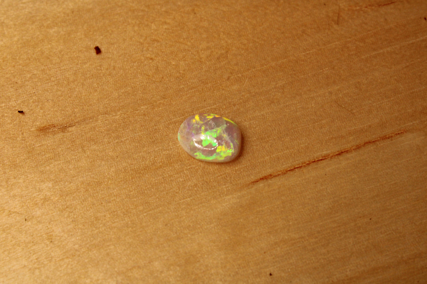 lightning Ridge Light Crystal Opal Freeform Oval