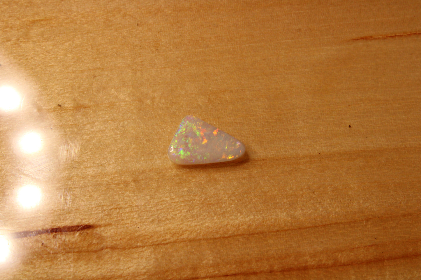 Lightning Ridge Freeform Triangle cut