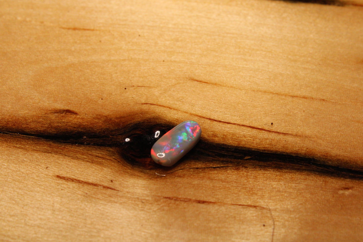 Lightning Ridge Pill Shape Oval Cut