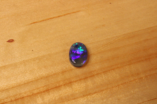 Lightning Ridge Black Opal Oval Cut