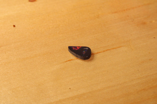Lightning Ridge Black Opal Freeform Pear Cut