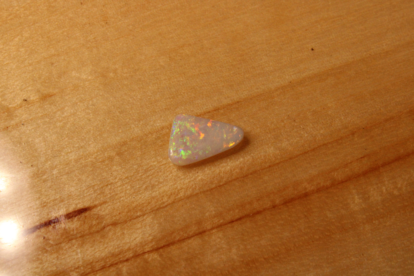 Lightning Ridge Freeform Triangle cut