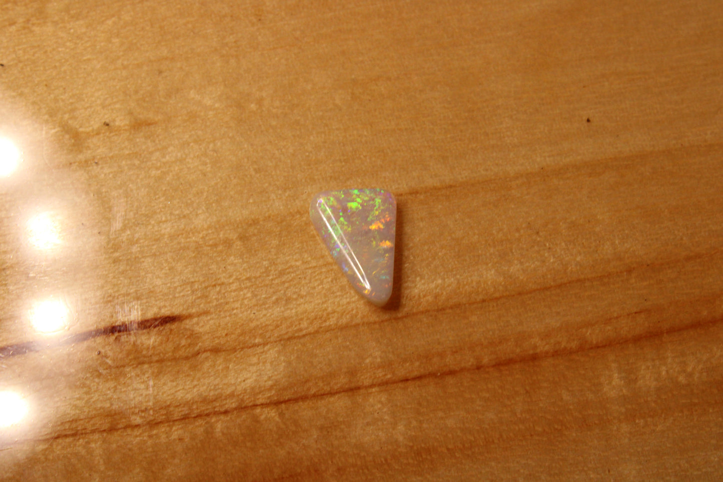 Lightning Ridge Freeform Triangle cut