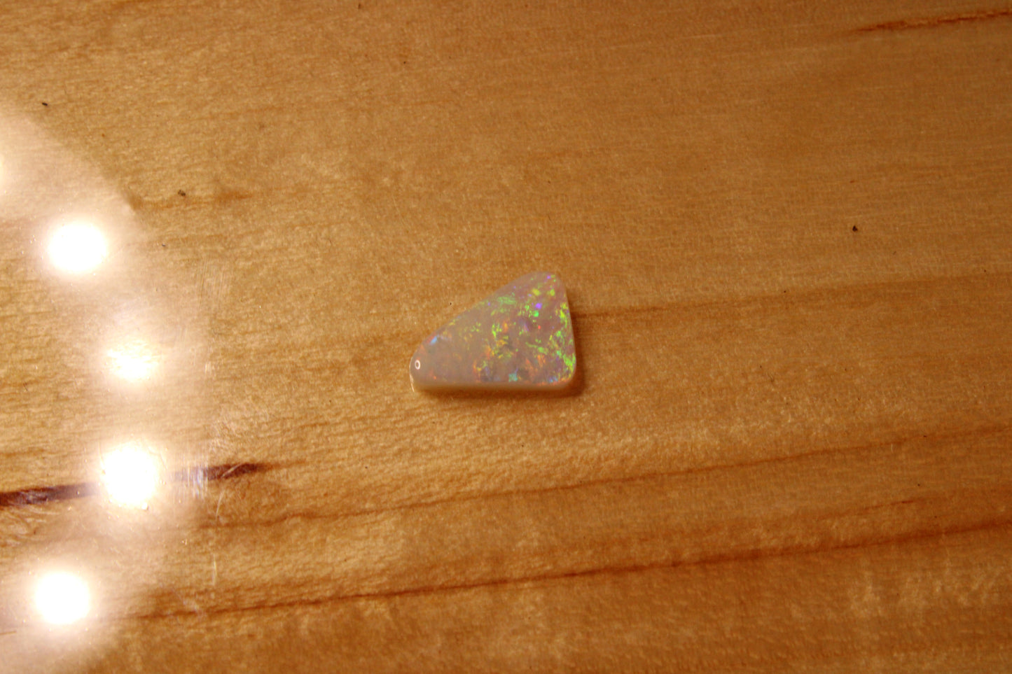 Lightning Ridge Freeform Triangle cut