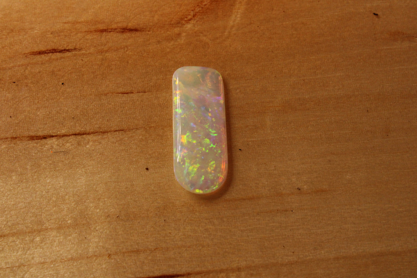 Double Sided Andamooka White Crystal Opal Freeform cut