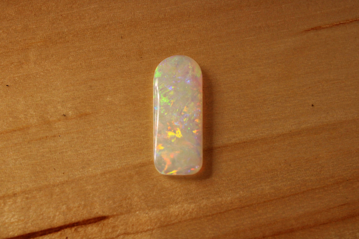 Double Sided Andamooka White Crystal Opal Freeform cut