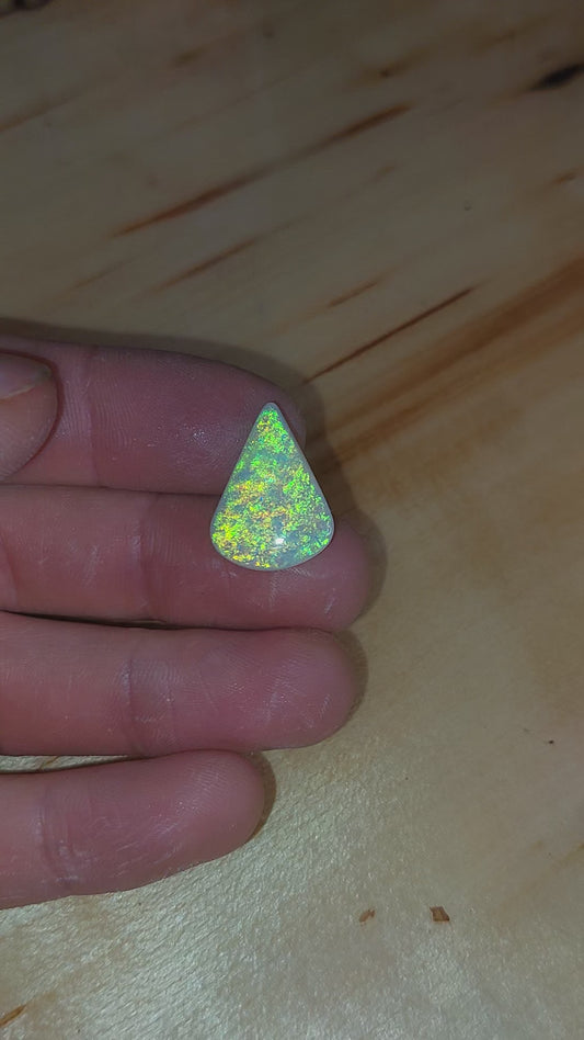 Coober Peedy Light Opal Pear Cut